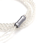 สายอัพเกรดเคเบิลหูฟังชุบเงิน TRN พร้อมการเชื่อมต่อ A2DC สำหรับหูฟัง TRN V10 V20, A2DC