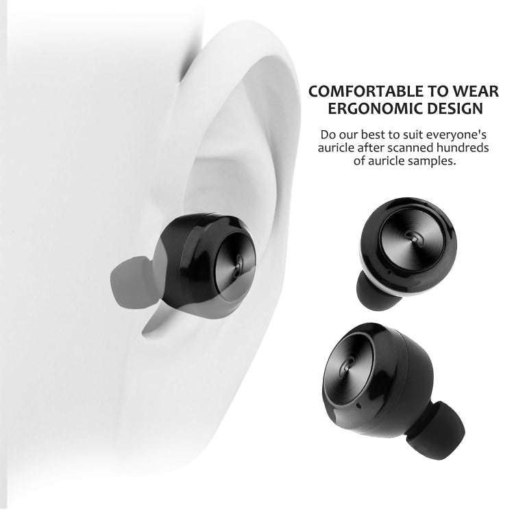 BTH-A6 หูฟังบลูทูธไร้สาย Bluetooth 5.0 พร้อมกล่องชาร์จแม่เหล็ก, BTH-A6