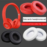 1 คู่ เคสป้องกันหนังสำหรับหูฟัง Beats Solo2.0 / Solo3.0 รุ่นมีสาย