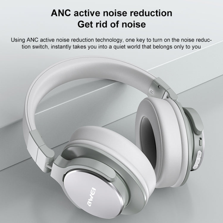 awei A710BL หูฟังบลูทูธไร้สายแบบพับได้พร้อมระบบตัดเสียงรบกวน ANC รุ่น A710BL