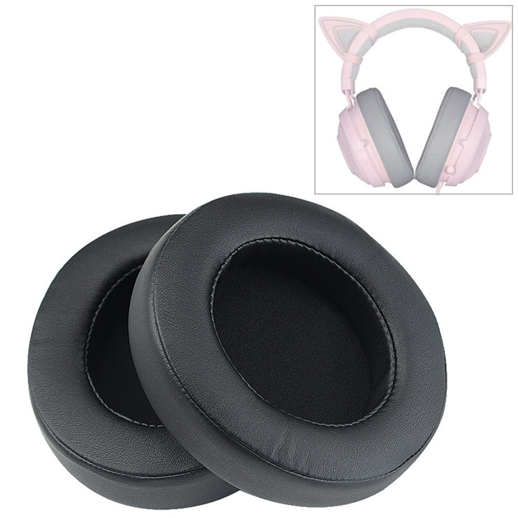 2 ชิ้น ฟองน้ำรองหูฟังสำหรับ Razer Kraken 7.1 V2 Pro แบบตาข่ายสีดำ ปลอกหูฟังสำรอง, สำหรับ Razer Kraken 7.1 V2 Pro (ตาข่ายสีดำ)