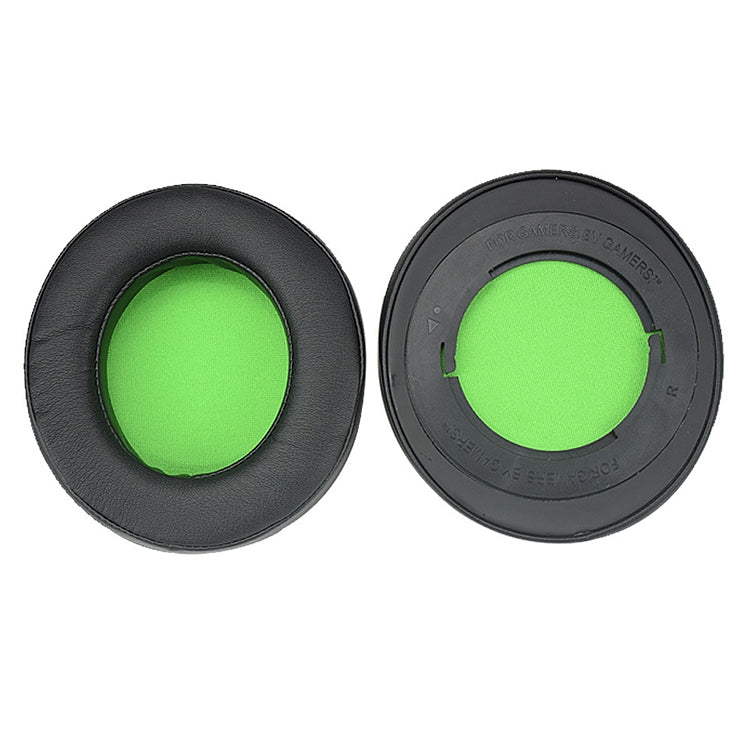 2 ชิ้น ฟองน้ำรองหูฟังสำหรับ Razer Kraken 7.1 V2 Pro แบบตาข่ายสีเขียว ปลอกหูฟังสำรอง, สำหรับ Razer Kraken 7.1 V2 Pro (ตาข่ายสีเขียว)