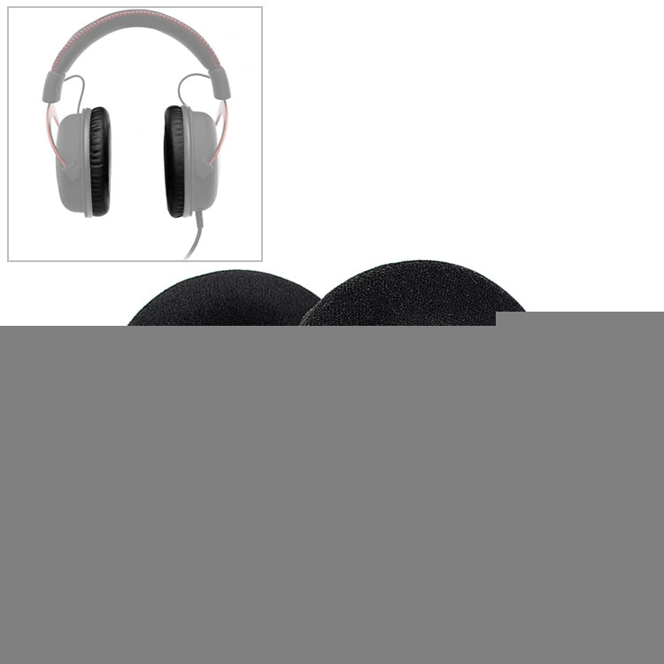 2 ชิ้น สำหรับ Kingston KHX-HSCP / HyperX Cloud II เบาะหูฟัง ผ้าฟลีซตาข่ายสีแดง ฟองน้ำ ปลอกหูฟัง แผ่นรองหูเปลี่ยน, สำหรับ Kingston KHX-HSCP HyperX Cloud II (ผ้าฟลีซสีแดง)