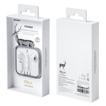 WK Y19 MAX ชุด iDeal หูฟังสเตอริโอ HIFI แบบมีสาย 8 พิน แบบใส่ในหู, ความยาว: 1.2 ม., Y19 MAX