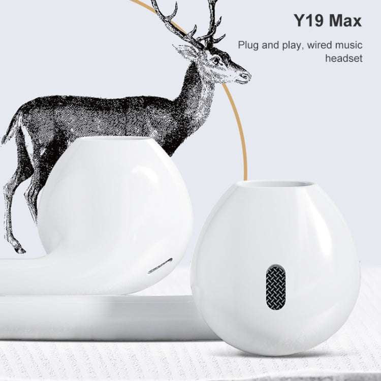WK Y19 MAX ชุด iDeal หูฟังสเตอริโอ HIFI แบบมีสาย 8 พิน แบบใส่ในหู, ความยาว: 1.2 ม., Y19 MAX