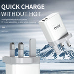 IVON AD52 18W USB-C / Type-C + USB พอร์ตคู่ ชาร์จเร็ว PD