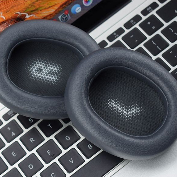 ปลอกหูฟังหนังเทียมและฟองน้ำเมมโมรี่โฟม 1 คู่ สำหรับหูฟัง JBL Everest Elite 750NC สีบรอนซ์ และสีน้ำเงิน