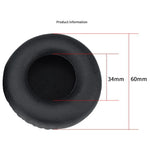 ปลอกหูฟังหนังเทียมและฟองน้ำเมมโมรี่โฟม 1 คู่ สำหรับหูฟัง JBL E30