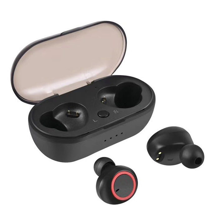 หูฟังสเตอริโอไร้สาย TWS Bluetooth V5.0 รุ่น BTH-K08 พร้อมกล่องชาร์จ