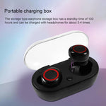 หูฟังสเตอริโอไร้สาย TWS Bluetooth V5.0 รุ่น BTH-K08 พร้อมกล่องชาร์จ