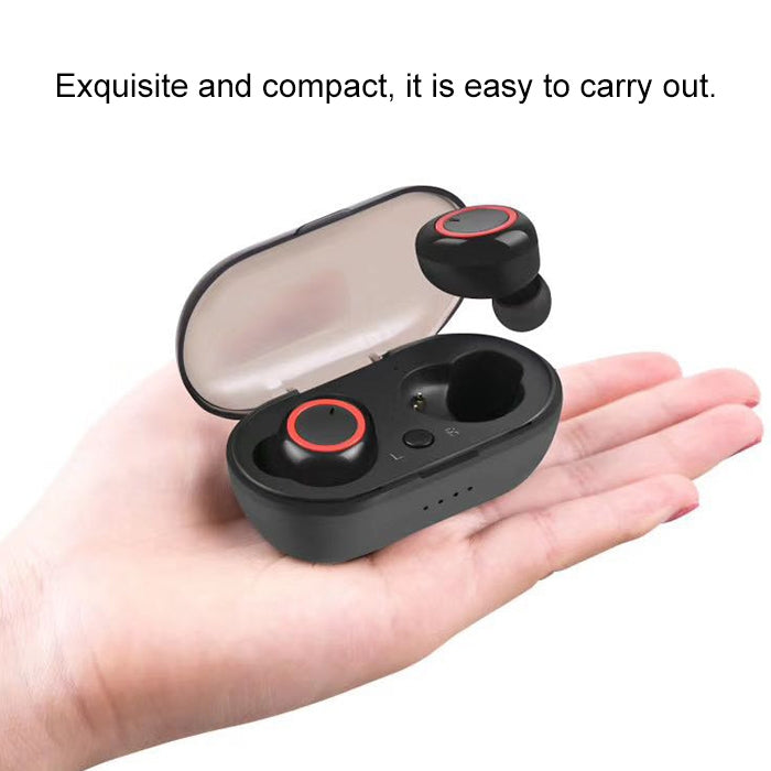หูฟังสเตอริโอไร้สาย TWS Bluetooth V5.0 รุ่น BTH-K08 พร้อมกล่องชาร์จ