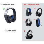 2 ชิ้น สำหรับ Sony PS4 7.1 PlayStation Platinum CECHYA-0090 ปลอกหุ้มเบาะหูฟัง เปลี่ยนแผ่นรองหู ไม่มีตาข่าย สำหรับ Sony PS4 7.1
