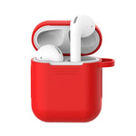 7 PCS Wireless Earphones Shockproof Silicone Protective Case for Apple AirPods 1 / 2