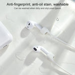 สายคล้องหูฟังบลูทูธไร้สาย ป้องกันหูฟังหาย แบบแม่เหล็กซิลิโคน สำหรับ Apple AirPods 1 / 2