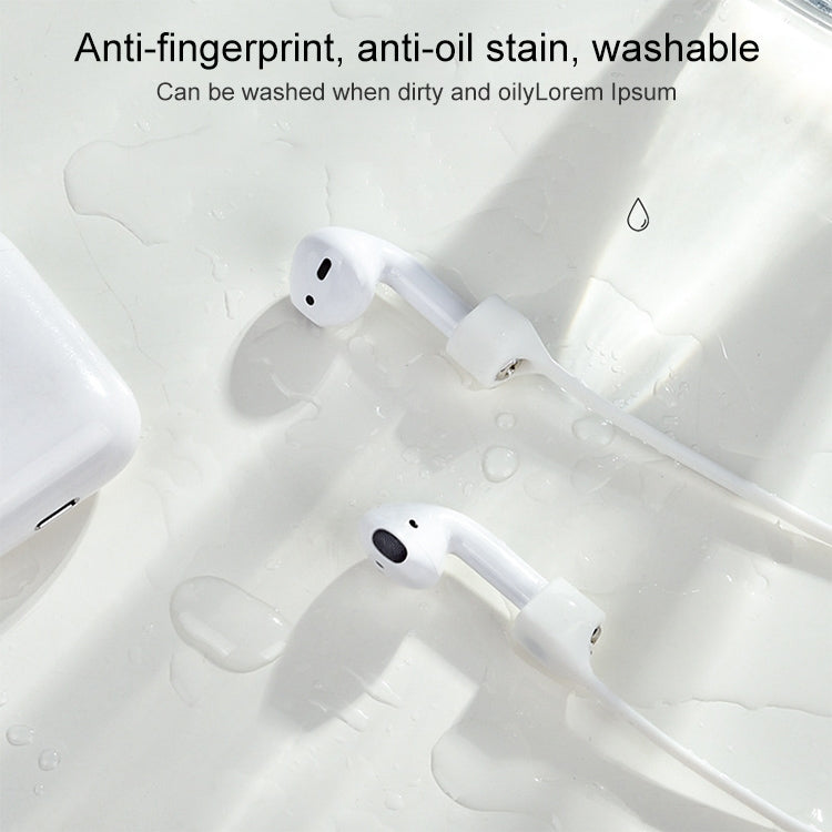สายคล้องหูฟังบลูทูธไร้สาย ป้องกันหูฟังหาย แบบแม่เหล็กซิลิโคน สำหรับ Apple AirPods 1 / 2