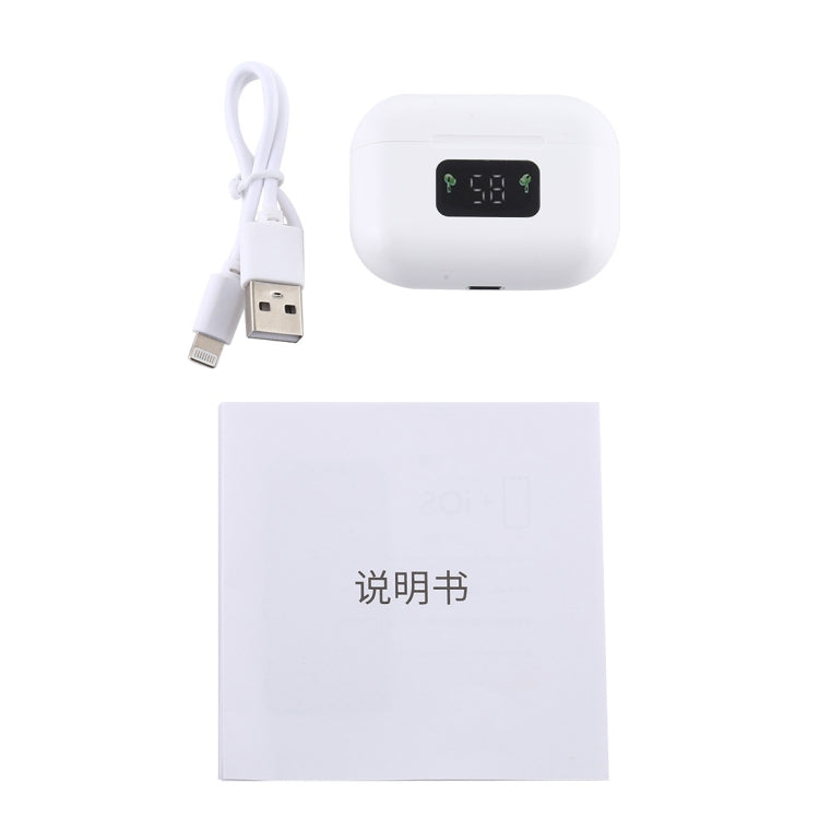 หูฟังบลูทูธไร้สาย i58 TWS Bluetooth 5.0 แบบสัมผัส สำหรับอุปกรณ์ระบบ IOS พร้อมกล่องชาร์จแม่เหล็กและจอดิจิทัลอัจฉริยะ รองรับ Siri