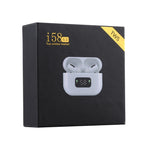 หูฟังบลูทูธไร้สาย i58 TWS Bluetooth 5.0 แบบสัมผัส สำหรับอุปกรณ์ระบบ IOS พร้อมกล่องชาร์จแม่เหล็กและจอดิจิทัลอัจฉริยะ รองรับ Siri