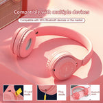 Y08 หูฟังบลูทูธคุณภาพเสียง Hifi Macaron รองรับการโทร & การ์ด TF & AUX 3.5 มม.