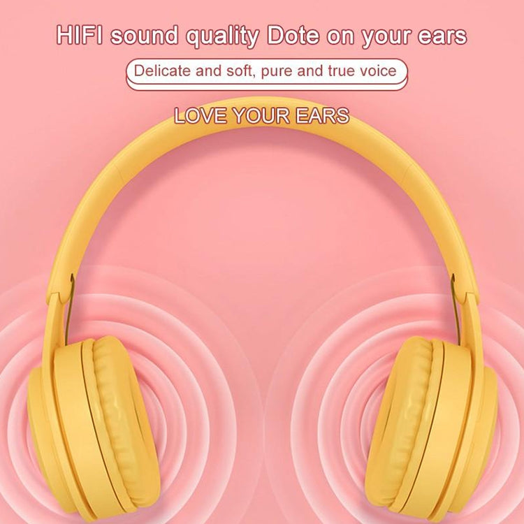 Y08 หูฟังบลูทูธคุณภาพเสียง Hifi Macaron รองรับการโทร & การ์ด TF & AUX 3.5 มม.