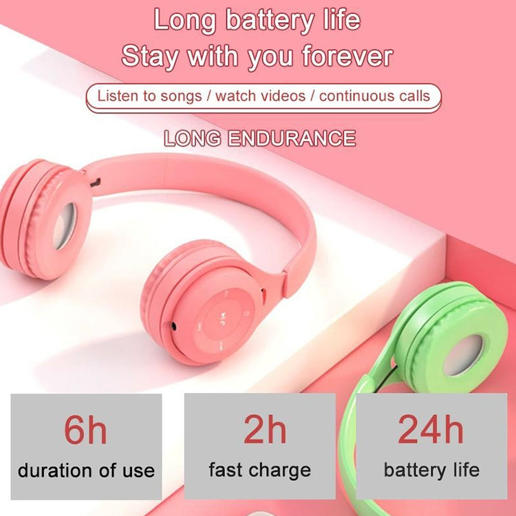 Y08 หูฟังบลูทูธคุณภาพเสียง Hifi Macaron รองรับการโทร & การ์ด TF & AUX 3.5 มม.