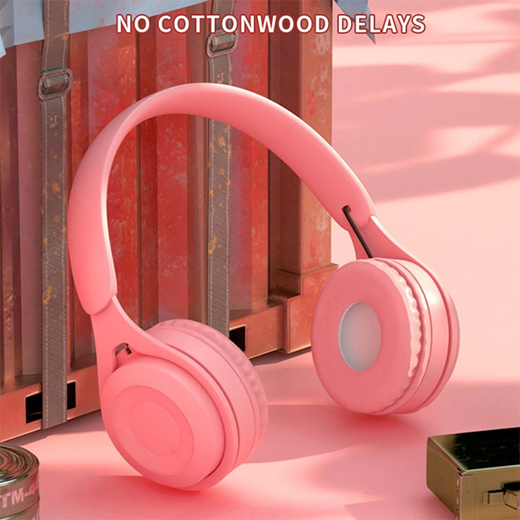 Y08 หูฟังบลูทูธคุณภาพเสียง Hifi Macaron รองรับการโทร & การ์ด TF & AUX 3.5 มม.