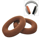 2 ชิ้น สำหรับ Sennheiser HD515 / HD555 / HD595 / HD598 / HD558 / PC360 ปลอกหูฟังผ้าฟลานเนลทดแทนพร้อมสำลีปรับเสียง สีดำกำมะหยี่, สีน้ำตาลกำมะหยี่