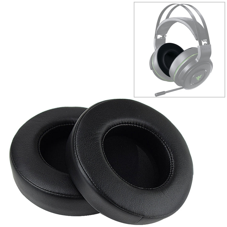 2 ชิ้น สำหรับ Razer Thresher Ultimate 7.1 ปลอกฟองน้ำหูฟังทดแทน สำหรับ Razer Thresher Ultimate (ฟองน้ำ)
