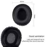 2 ชิ้น เคสกันหูฟังฟองน้ำพร้อมตัวล็อกบัตร สำหรับ Sony MDR-10RC