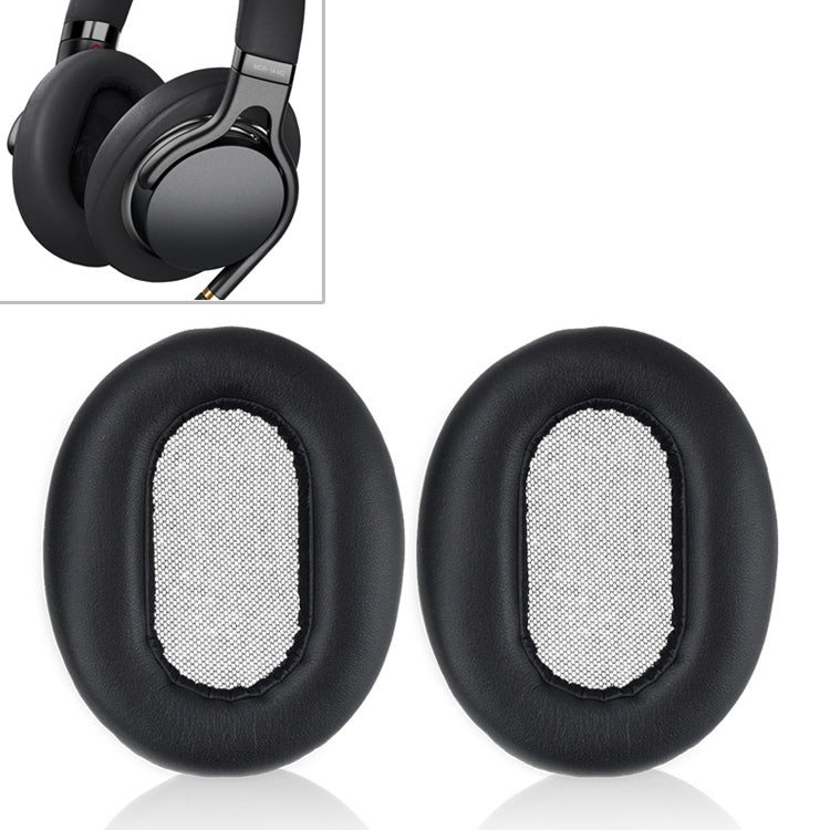 1 คู่ เคสกันหูฟังฟองน้ำพร้อมตัวล็อกบัตร สำหรับ Sony MDR-1AM2