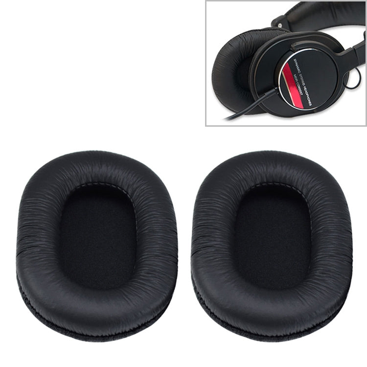 เคสกันกระแทกฟองน้ำสำหรับหูฟัง Sony MDR-7506 / MDR-V6 / MDR-CD900ST สีดำลายย่น 2 ชิ้น