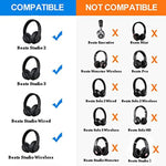 ปลอกหูฟังฟองน้ำอ่อน 1 คู่ สำหรับ Beats Solo 2.0 รุ่นมีสาย
