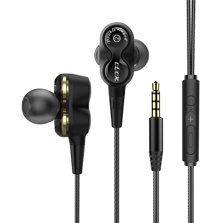 หูฟังมีสายแบบสเตอริโอ D12 ยาว 1.2 เมตร อินเตอร์เฟซ 3.5 มม. พร้อมสายควบคุมเสียง สำหรับใส่วิ่งและเล่นเกม รุ่น D12 พร้อมบรรจุภัณฑ์ (สีดำ), รุ่น D12 พร้อมบรรจุภัณฑ์ (สีขาว)