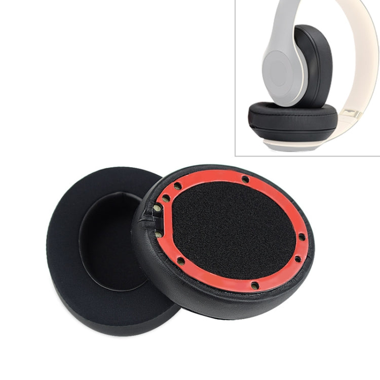 2 ชิ้น สำหรับ Beats Studio 2.0 / 3.0 ฝาครอบป้องกันหูฟัง Ice Gel Earmuffs (สีเทาขาว), สีดำ, สีไทเทเนียม