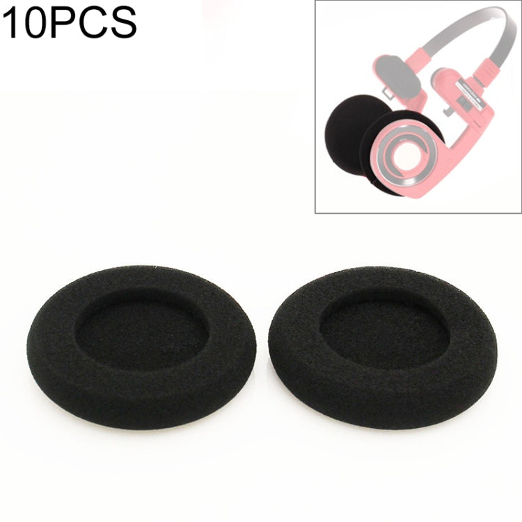 10 ชิ้น สำหรับ KOSS PP / SP ฝาครอบป้องกันหูฟัง ฟองน้ำ Earmuffs, ฟองน้ำ