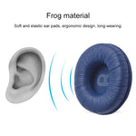 2 ชิ้น สำหรับ JBL Tune 600BTNC / T500BT / T450BT ฝาครอบเบาะหูฟัง Earmuffs แทนที่ พร้อมตาข่าย สีฟ้ากบ, สีขาวกบ, สีดำกบ, สีชมพูกบ