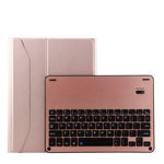 เคสแท็บเล็ตหนังลายลัมบ์สกินพร้อมคีย์บอร์ดอะลูมิเนียมอัลลอยถอดได้ Bluetooth 3.0 1139B สำหรับ iPad Pro 11 นิ้ว (2018) พร้อมปรับระดับสามเกียร์ / แม่เหล็ก / ฟังก์ชันพักเครื่อง, 1139B