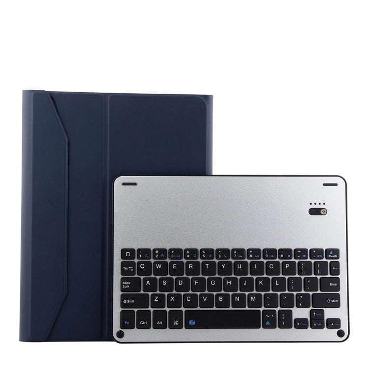 เคสแท็บเล็ตหนังลายลัมบ์สกินพร้อมคีย์บอร์ดอะลูมิเนียมอัลลอยถอดได้ Bluetooth 3.0 1139B สำหรับ iPad Pro 11 นิ้ว (2018) พร้อมปรับระดับสามเกียร์ / แม่เหล็ก / ฟังก์ชันพักเครื่อง, 1139B