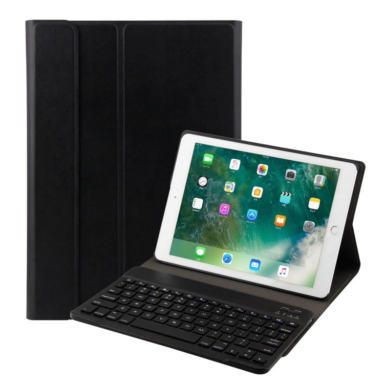 FT-1030 คีย์บอร์ด Bluetooth 3.0 ABS ลายแปรง + เคสแท็บเล็ตหนังลายผิวสำหรับ iPad Air / Air 2 / iPad Pro 9.7 นิ้ว พร้อมปรับมุมได้สามระดับ / แม่เหล็ก / ฟังก์ชันพักเครื่อง, FT-1030D