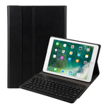 FT-1030 คีย์บอร์ด Bluetooth 3.0 ABS ลายแปรง + เคสแท็บเล็ตหนังลายผิวสำหรับ iPad Air / Air 2 / iPad Pro 9.7 นิ้ว พร้อมปรับมุมได้สามระดับ / แม่เหล็ก / ฟังก์ชันพักเครื่อง, FT-1030D