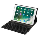 FT-1030 คีย์บอร์ด Bluetooth 3.0 ABS ลายแปรง + เคสแท็บเล็ตหนังลายผิวสำหรับ iPad Air / Air 2 / iPad Pro 9.7 นิ้ว พร้อมปรับมุมได้สามระดับ / แม่เหล็ก / ฟังก์ชันพักเครื่อง, FT-1030D
