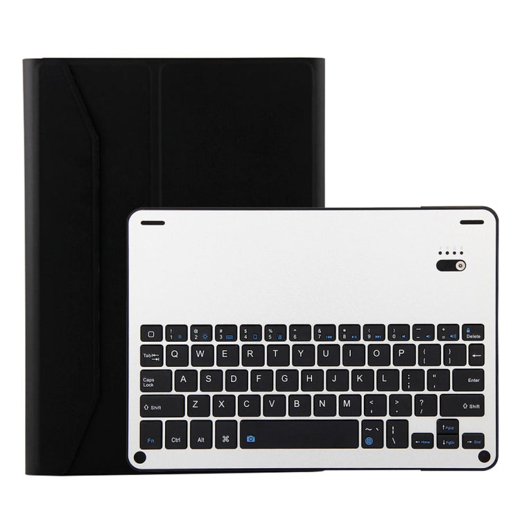 เคสแท็บเล็ตหนังลายลัมบ์สกินพร้อมคีย์บอร์ดอะลูมิเนียมอัลลอยถอดได้ Bluetooth 3.0 FT-1038B สำหรับ iPad Air / Air 2 / iPad Pro 9.7 นิ้ว พร้อมกันน้ำ / ปรับมุมสามเกียร์ / แม่เหล็ก / ฟังก์ชันพักเครื่อง, FT-1038B