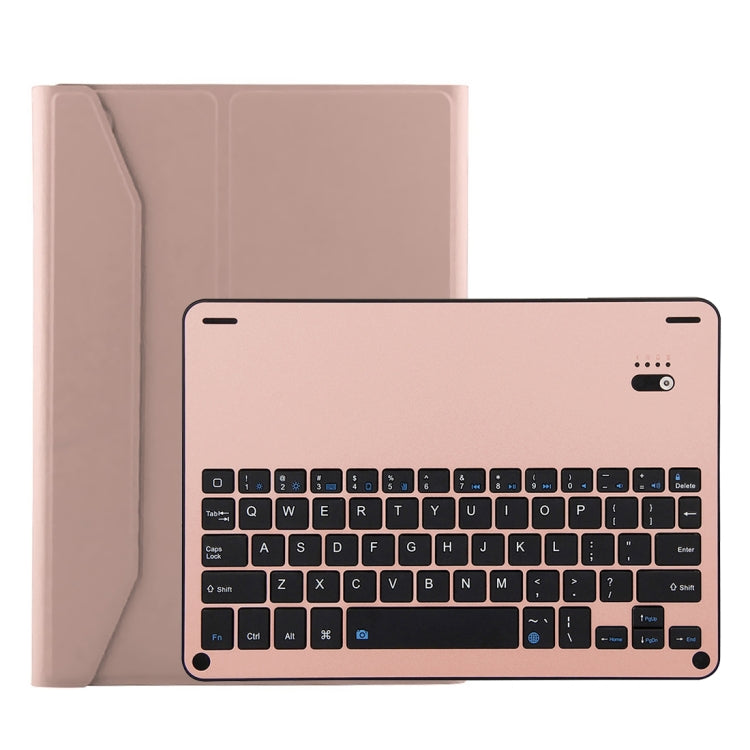 เคสแท็บเล็ตหนังลายลัมบ์สกินพร้อมคีย์บอร์ดอะลูมิเนียมอัลลอยถอดได้ Bluetooth 3.0 FT-1038B สำหรับ iPad Air / Air 2 / iPad Pro 9.7 นิ้ว พร้อมกันน้ำ / ปรับมุมสามเกียร์ / แม่เหล็ก / ฟังก์ชันพักเครื่อง, FT-1038B