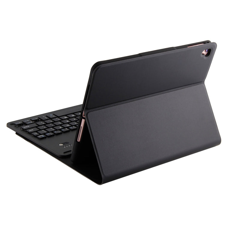 เคสแท็บเล็ตหนังลายลัมบ์สกินพร้อมคีย์บอร์ดอะลูมิเนียมอัลลอยถอดได้ Bluetooth 3.0 FT-1038E สำหรับ iPad Air / Air 2 / iPad Pro 9.7 นิ้ว พร้อมช่องใส่ปากกา / กันน้ำ / ปรับมุมสามเกียร์ / แม่เหล็ก / ฟังก์ชันพักเครื่อง, FT-1038E