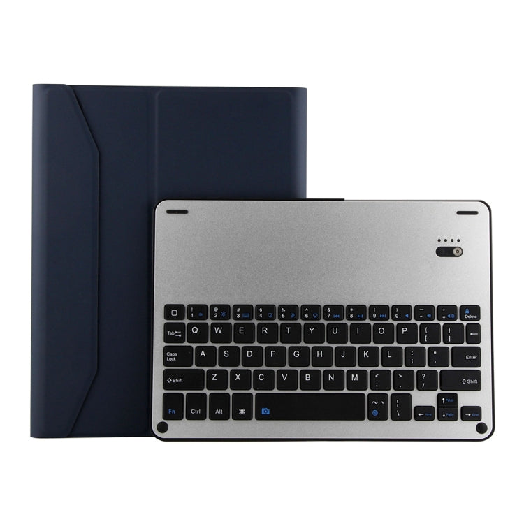 เคสแท็บเล็ตหนังลายลัมบ์สกินพร้อมคีย์บอร์ดอะลูมิเนียมอัลลอยถอดได้ Bluetooth 3.0 FT-1038E สำหรับ iPad Air / Air 2 / iPad Pro 9.7 นิ้ว พร้อมช่องใส่ปากกา / กันน้ำ / ปรับมุมสามเกียร์ / แม่เหล็ก / ฟังก์ชันพักเครื่อง, FT-1038E