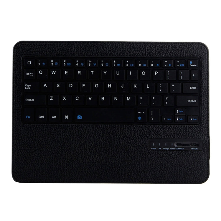 IP011 คีย์บอร์ดบลูทูธ 3.0 ถอดได้ พร้อมเคสแท็บเล็ตหนังลายลิ้นจี่ สำหรับ iPad Pro 11 นิ้ว (2018) พร้อมฟังก์ชันพักหน้าจอ รุ่น IP011
