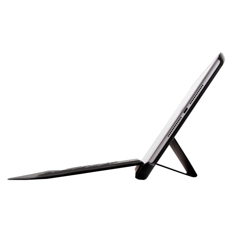 T-201 คีย์บอร์ด Bluetooth 3.0 ถอดแยกได้บางพิเศษ + เคสแท็บเล็ตหนังลายหนังแกะสำหรับ iPad Air / Air 2 / iPad Pro 9.7 นิ้ว รองรับการปรับมุมได้หลายระดับ, T-201