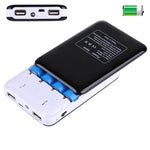 สำหรับ iPhone, iPad, Samsung, LG, Sony Ericsson, MP4, PSP, กล้องถ่ายรูป, ไม่รวมแบตเตอรี่ (จัดส่งสีสุ่ม), สำหรับแบตเตอรี่ 4 x 18650