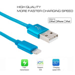 สายชาร์จข้อมูล 3 เมตร หัวโลหะแบบถัก 3A 8 พิน เป็น USB, 3 เมตร 8 พิน