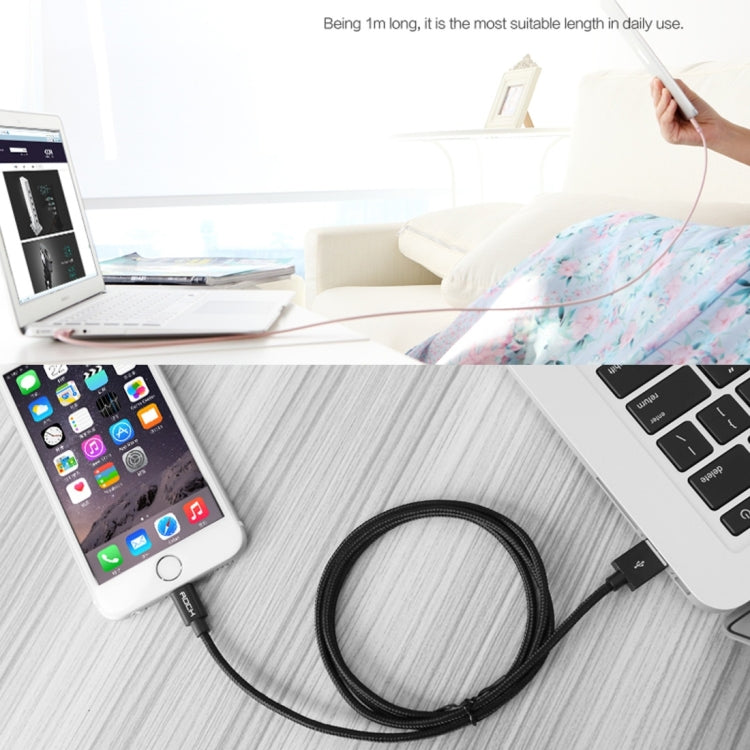 สายชาร์จข้อมูล 3 เมตร หัวโลหะแบบถัก 3A 8 พิน เป็น USB, 3 เมตร 8 พิน