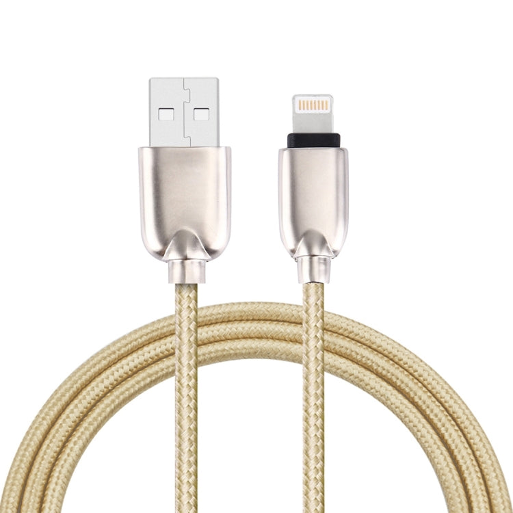 สายชาร์จข้อมูลถัก 1 เมตร 108 แกนทองแดง 8 พิน เป็น USB สำหรับ iPhone, iPad